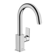 Hansgrohe Vernis Shape wastafelkraan met EcoSmart met trekstang-afvoergarnituur chroom 71564000