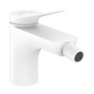 Hansgrohe Vivenis bidetkraan met trekstang-afvoergarnituur mat-wit 75200700
