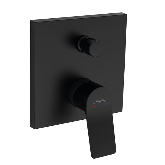 Hansgrohe Vivenis eengreeps inbouw mengkraan voor bad 2 verbruikers mat-zwart 75415670 3 Hansgrohe Vivenis eengreeps inbouw mengkraan voor bad 2 verbruikers mat-zwart 75415670 3