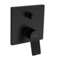 Hansgrohe Vivenis eengreeps inbouw mengkraan voor bad 2 verbruikers mat-zwart 75416670