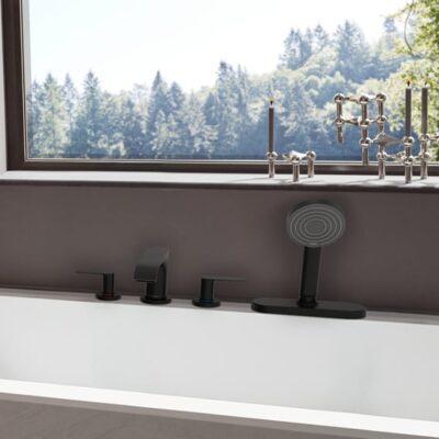 Hansgrohe Vivenis tweegreeps inbouw badrand mengkraan mat-zwart 75444670 6