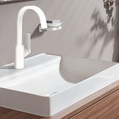 Hansgrohe Vivenis wastafelkraan 210 met EcoSmart mat-wit 75032700 6