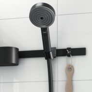 Hansgrohe WallStoris handdouchehouder mat-zwart 27917670 Hansgrohe WallStoris handdouchehouder mat-zwart 27917670