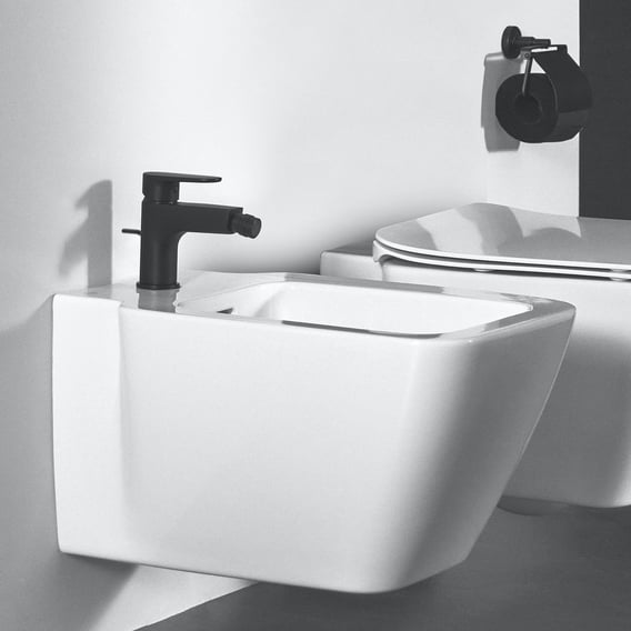 Ideal Standard Cerafine O bidetkraan met trekstang-afvoergarnituur mat-zwart BC705XG 3 Ideal Standard Cerafine O bidetkraan met trekstang-afvoergarnituur mat-zwart BC705XG 3