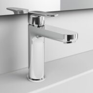 Ideal Standard Cerafine O wastafelkraan Grande met trekstang-afvoergarnituur chroom BC699AA Ideal Standard Cerafine O wastafelkraan Grande met trekstang-afvoergarnituur chroom BC699AA