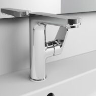 Ideal Standard Cerafine O wastafelkraan Grande met trekstang-afvoergarnituur chroom BC703AA