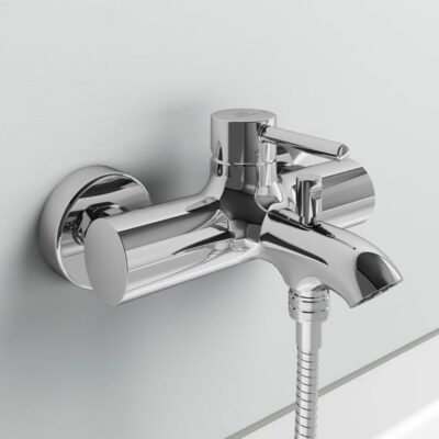 Ideal Standard Ceraline eengreeps opbouw badmengkraan 2 verbruikers chroom BC199AA 7