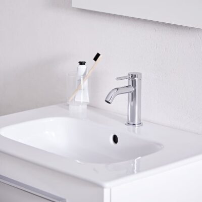 Ideal Standard Ceraline Nuovo wastafelkraan Blue Start met trekstang-afvoergarnituur chroom BD758AA 8 Ideal Standard Ceraline Nuovo wastafelkraan Blue Start met trekstang-afvoergarnituur chroom BD758AA 8