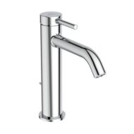 Ideal Standard Ceraline Nuovo wastafelkraan Blue Start met trekstang-afvoergarnituur chroom BD761AA Ideal Standard Ceraline Nuovo wastafelkraan Blue Start met trekstang-afvoergarnituur chroom BD761AA