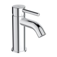 Ideal Standard Ceraline wastafelkraan met afsluitbare afvoerplug push open chroom BC822AA Ideal Standard Ceraline wastafelkraan met afsluitbare afvoerplug push open chroom BC822AA
