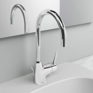 Ideal Standard Ceraline wastafelkraan met trekstang-afvoergarnituur chroom BC195AA