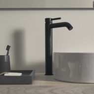 Ideal Standard Ceraline wastafelkraan met verhoogd kraanlichaam mat-zwart BC269XG 34 Ideal Standard Ceraline wastafelkraan met verhoogd kraanlichaam mat-zwart BC269XG 34