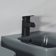 Ideal Standard CeraPlan bidetkraan met trekstang-afvoergarnituur mat-zwart BD248XG