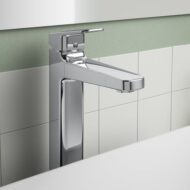 Ideal Standard CeraPlan wastafelkraan BlueStart met verhoogd kraanhuis chroom BD237AA