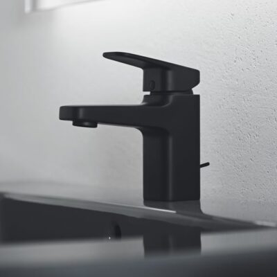 Ideal Standard CeraPlan wastafelkraan met trekstang-afvoergarnituur mat-zwart BD214XG 9
