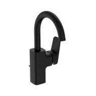 Ideal Standard CeraPlan wastafelkraan met trekstang-afvoergarnituur mat-zwart BD235XG