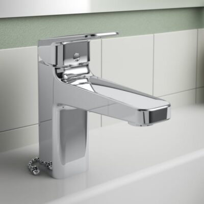 Ideal Standard CeraPlan wastafelkraan met verzinkbare ketting chroom BD223AA 7