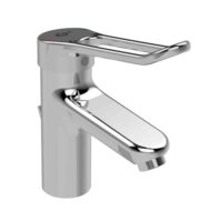 Ideal Standard CeraPlus 2 wastafelkraan met trekstang-afvoergarnituur chroom BC095AA