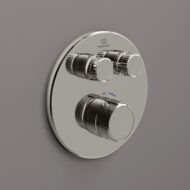 Ideal Standard Ceratherm Navigo thermostaat voor bad & douche 2 verbruikers zilver storm A7296GN