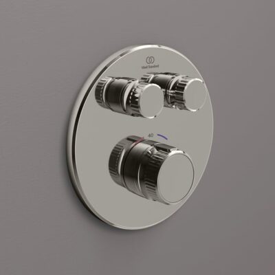 Ideal Standard Ceratherm Navigo thermostaat voor bad & douche 2 verbruikers zilver storm A7296GN 8 Ideal Standard Ceratherm Navigo thermostaat voor bad & douche 2 verbruikers zilver storm A7296GN 8