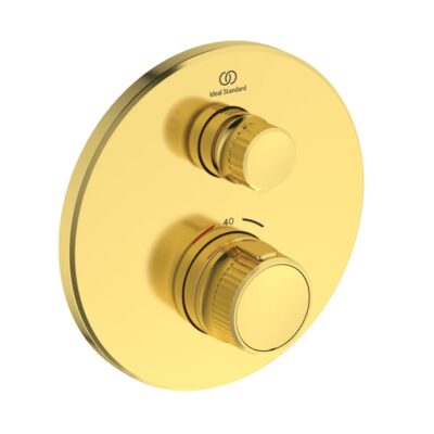 Ideal Standard Ceratherm Navigo thermostaat voor douche 1 verbruiker goud geborsteld A7295A2 5