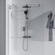 Ideal Standard Ceratherm T125 thermostatische opbouw regendoucheset Ø300 mm grijs magnetisch A7689A5