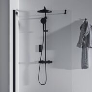 Ideal Standard Ceratherm T125 thermostatische opbouw regendoucheset Ø300 mm mat-zwart A7689XG 3