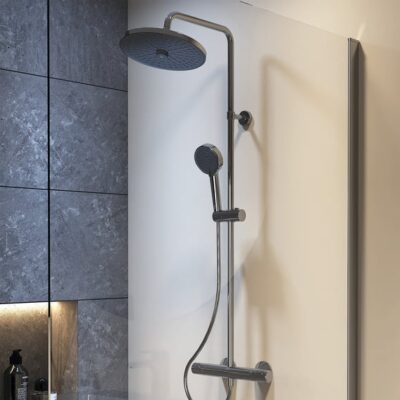 Ideal Standard Ceratherm T25 thermostatische opbouw regendoucheset Ø260 mm chroom A7210AA 9