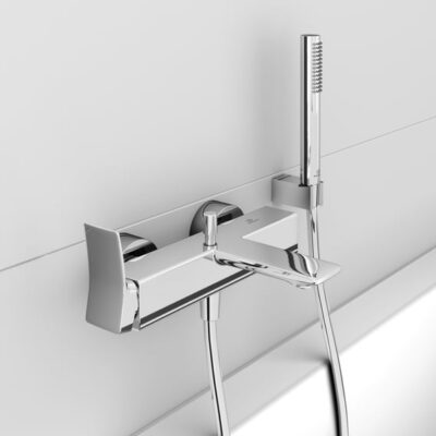 Ideal Standard Conca eengreeps opbouw badmengkraan 2 verbruikers chroom BC763AA 9
