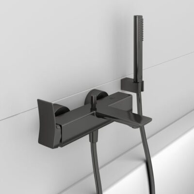 Ideal Standard Conca eengreeps opbouw badmengkraan 2 verbruikers grijs magnetisch BC763A5 9