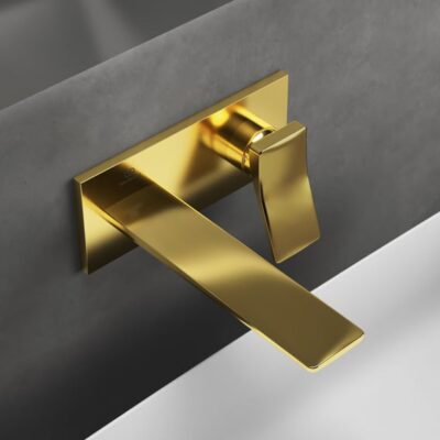 Ideal Standard Conca wastafelkraan goud geborsteld A7371A2 9