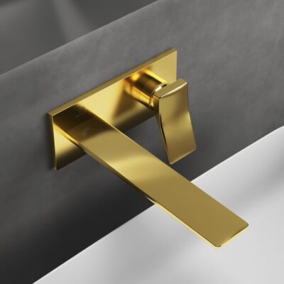 Ideal Standard Conca wastafelkraan goud geborsteld A7372A2 9