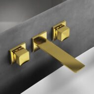 Ideal Standard Conca wastafelkraan goud geborsteld A7445A2 Ideal Standard Conca wastafelkraan goud geborsteld A7445A2