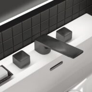 Ideal Standard Conca wastafelkraan met trekstang-afvoergarnituur grijs magnetisch BC759A5 Ideal Standard Conca wastafelkraan met trekstang-afvoergarnituur grijs magnetisch BC759A5