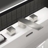Ideal Standard Conca wastafelkraan met trekstang-afvoergarnituur zilver storm BC759GN Ideal Standard Conca wastafelkraan met trekstang-afvoergarnituur zilver storm BC759GN