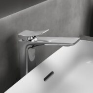 Ideal Standard Conca wastafelkraan met verhoogde kraanlichaam met trekstang-afvoergarnituur chroom BC757AA