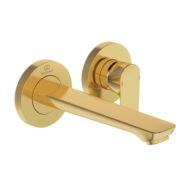 Ideal Standard Connect Air wastafelkraan goud geborsteld A7029A2 Ideal Standard Connect Air wastafelkraan goud geborsteld A7029A2