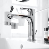 Ideal Standard Connect Air wastafelkraan Grande Slim met trekstang-afvoergarnituur chroom A7012AA