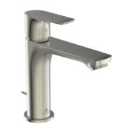 Ideal Standard Connect Air wastafelkraan Grande Slim met trekstang-afvoergarnituur zilver storm A7012GN