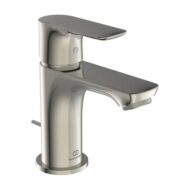 Ideal Standard Connect Air wastafelkraan Piccolo met trekstang-afvoergarnituur zilver storm A7014GN