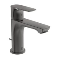 Ideal Standard Connect Air wastafelkraan Slim met trekstang-afvoergarnituur grijs magnetisch A7007A5