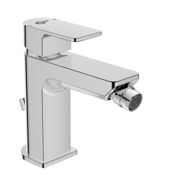 Ideal Standard Edge bidetkraan met trekstang afvoergarnituur chroom A7118AA 3 Ideal Standard Edge bidetkraan met trekstang afvoergarnituur chroom A7118AA 3