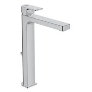 Ideal Standard Edge wastafelkraan met verhoogd kraanlichaam met trekstang-afvoergarnituur chroom A7112AA 3