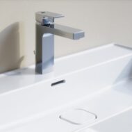 Ideal Standard Edge wastafelkraan Slim met trekstang-afvoergarnituur chroom A7101AA