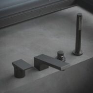 Ideal Standard Extra eenhendel inbouw badrandkraan grijs magnetisch BD518A5