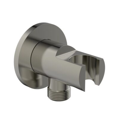 Ideal Standard Idealrain Atelier handdouchehouder met slangverbinding zilver storm BC807GN 5