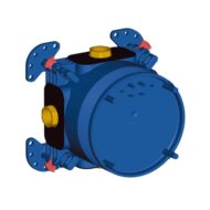 Ideal Standard inbouwset 1 EASY-Box voor bad- douchekraan en enkelvoudige thermostaat A1000NU