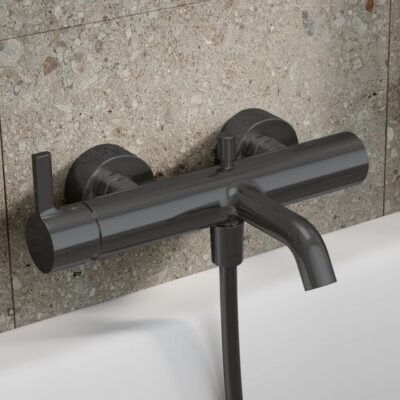 Ideal Standard Joy eengreeps opbouw badmengkraan 2 verbruikers grijs magnetisch BC786A5 7