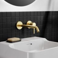 Ideal Standard Joy wastafelkraan goud geborsteld A7378A2 Ideal Standard Joy wastafelkraan goud geborsteld A7378A2