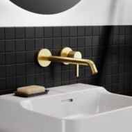 Ideal Standard Joy wastafelkraan goud geborsteld A7379A2 Ideal Standard Joy wastafelkraan goud geborsteld A7379A2